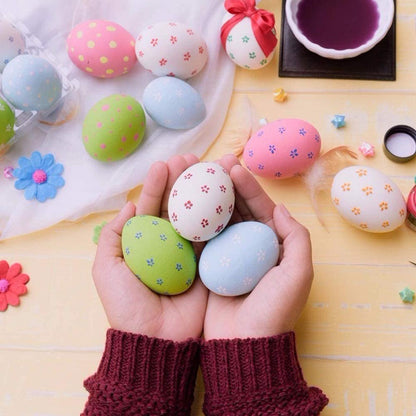 Wood Easter Eggs DIY Painting