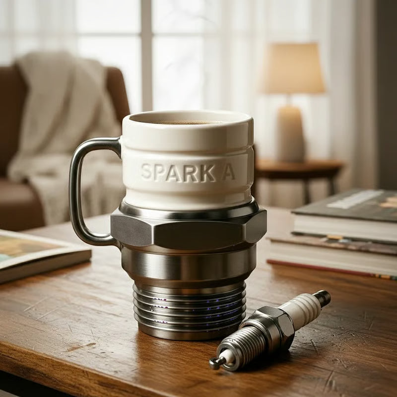🔥LAST DAY 40% OFF🔧☕Spark Plug Mug