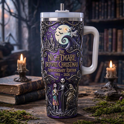 🔥LAST DAY 50% OFF - 💀"The Nightmare Before Christmas" 33rd Anniversary Tumbler