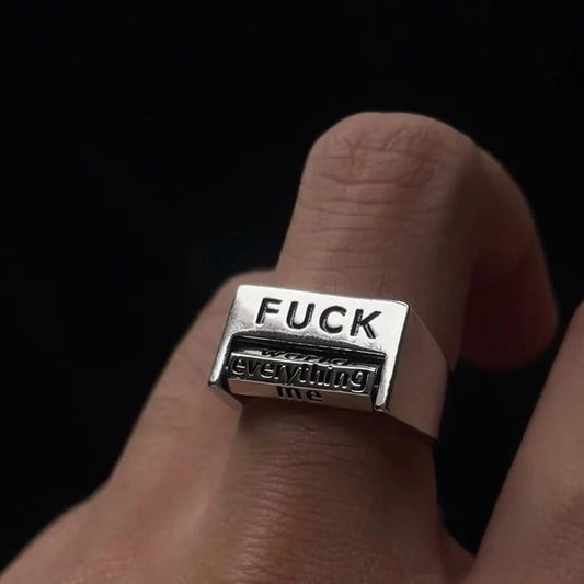 🖕F*ck Everything Spinning Ring❤️