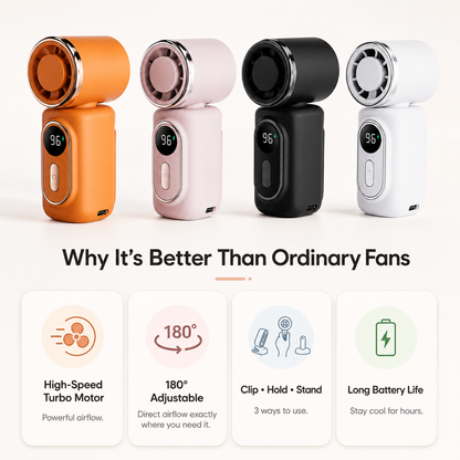 🔥Last Day 50% OFF💦 Clip-On Cooling Fan - Instant Breeze Anywhere This Summer✨