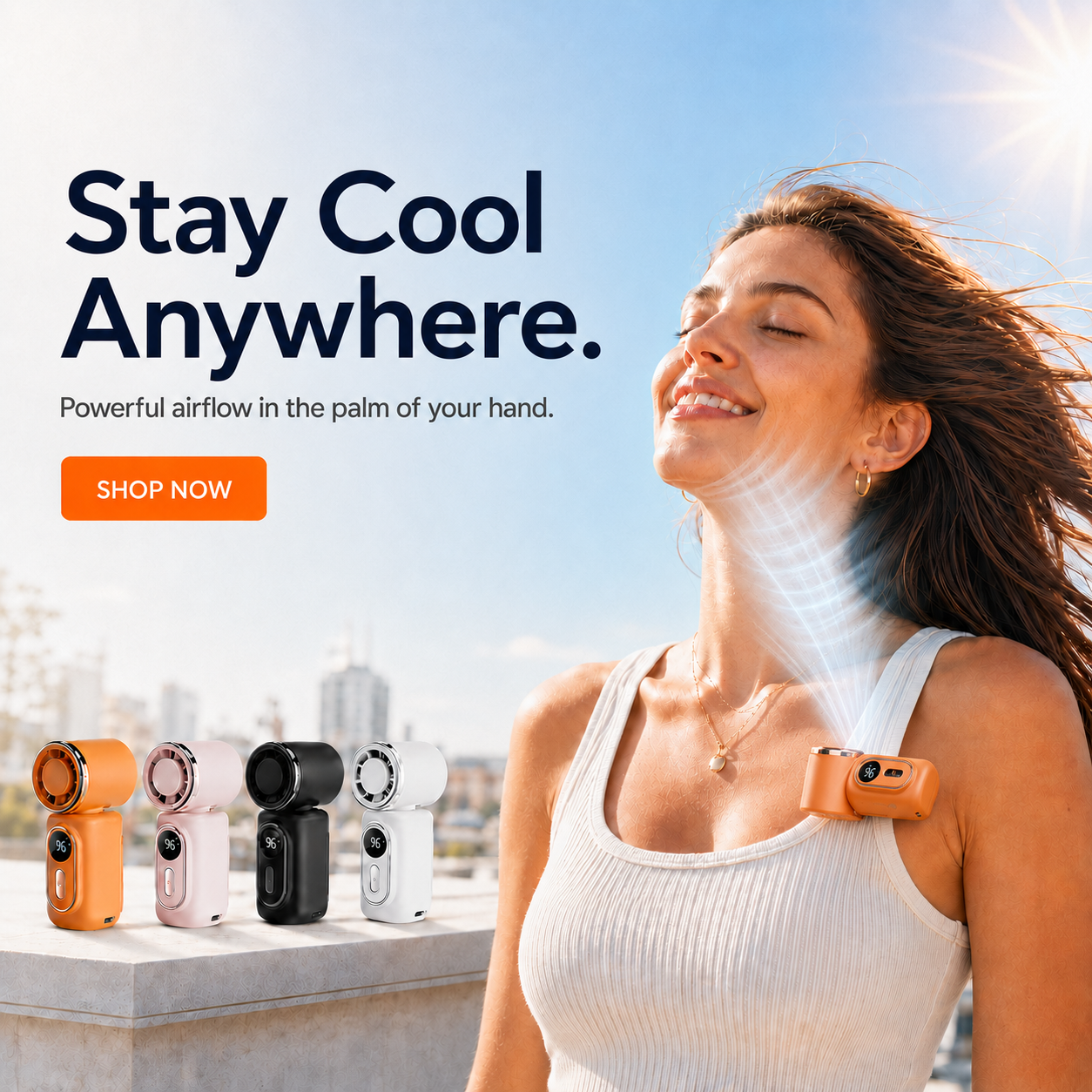 🔥Last Day 50% OFF💦 Clip-On Cooling Fan - Instant Breeze Anywhere This Summer✨