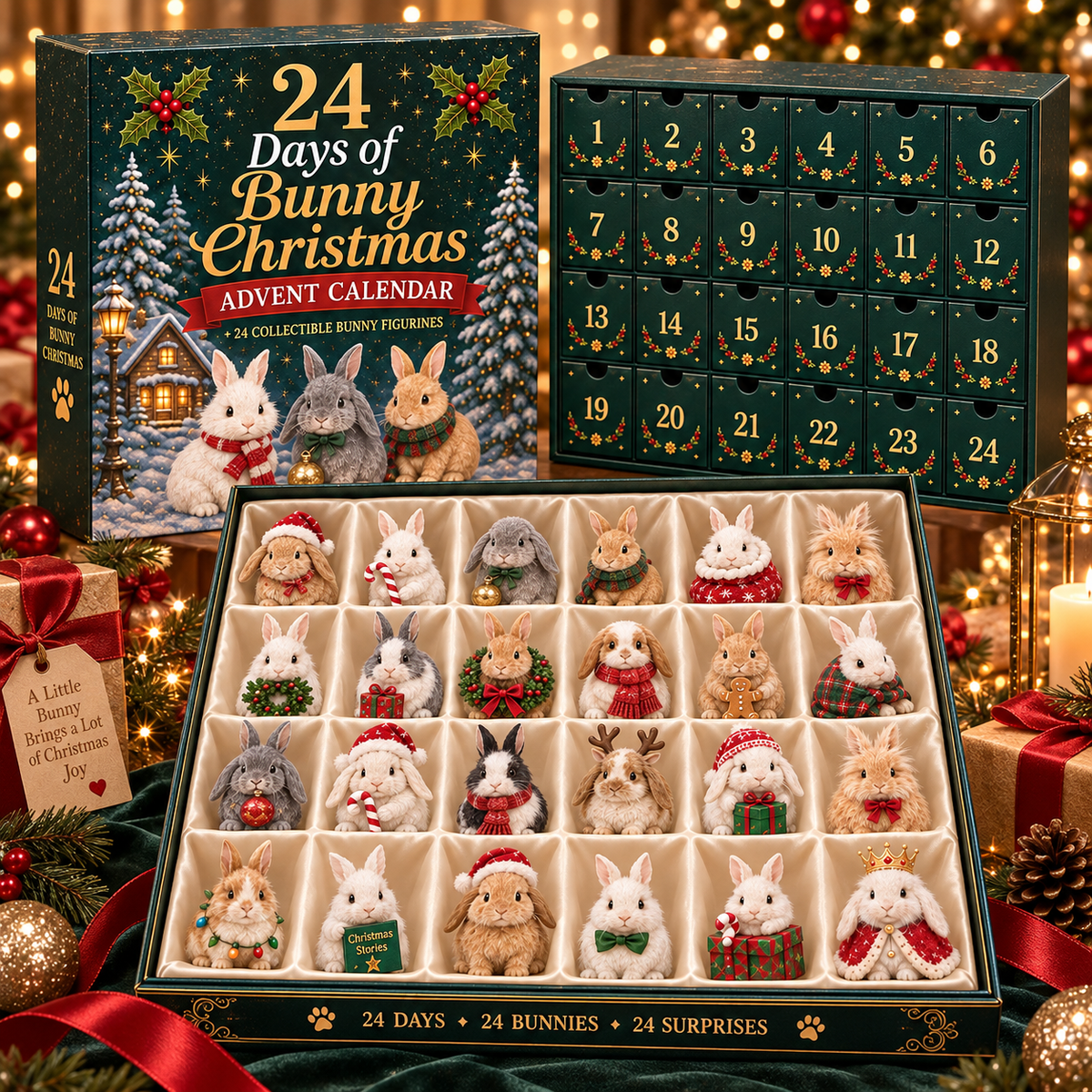 🔥⏳LAST DAY 45% OFF - 🐇 2026 Christmas Bunny Collection