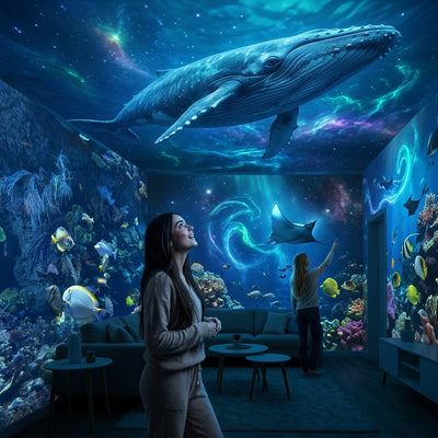 🔥💞50K+ SOLD!🌌✨Beyond Reality: Transform Your Sanctuary with the 5D Galaxy Ocean Projecto