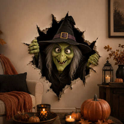 🔥 Last Day 60% OFF - 🎃👻Halloween Break-In 3D Wall Decals