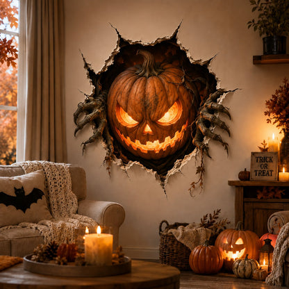 🔥 Last Day 60% OFF - 🎃👻Halloween Break-In 3D Wall Decals