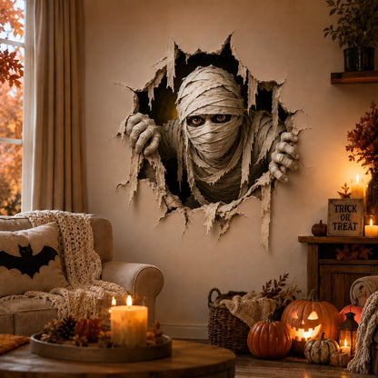 🔥 Last Day 60% OFF - 🎃👻Halloween Break-In 3D Wall Decals