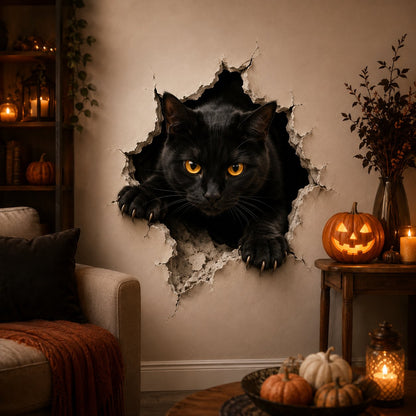 🔥 Last Day 60% OFF - 🎃👻Halloween Break-In 3D Wall Decals