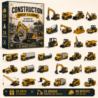 🚜Build the Fleet Collection 24-Day Vehicle Advent Calendar Series |✨A New Adventure Every Morning