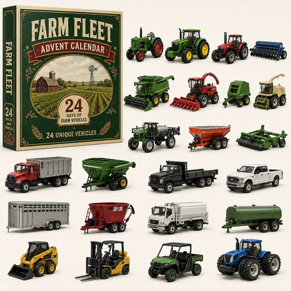 🚜Build the Fleet Collection 24-Day Vehicle Advent Calendar Series |✨A New Adventure Every Morning