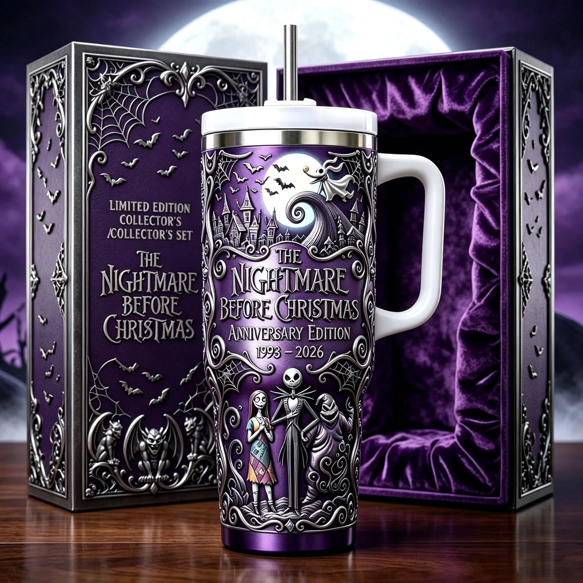 🔥LAST DAY 50% OFF - 💀"The Nightmare Before Christmas" 33rd Anniversary Tumbler