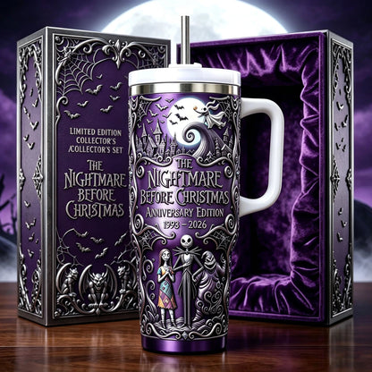 🔥LAST DAY 50% OFF - 💀"The Nightmare Before Christmas" 33rd Anniversary Tumbler