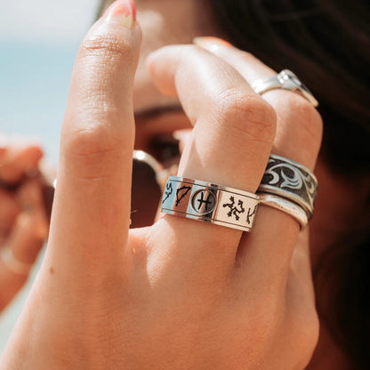 💫Zodiac Rotating Ring