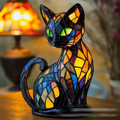 Graceful Feline Cat Lamp