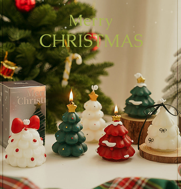 🎄 Mini Christmas Tree Candles
