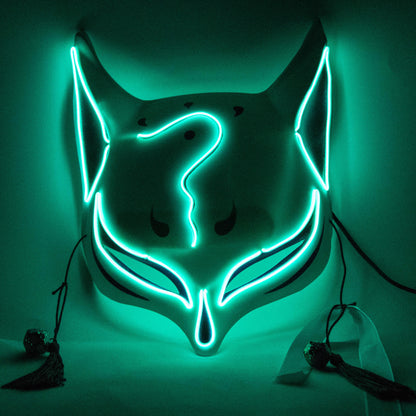 Halloween  Scary  LED Light FOX  Mask