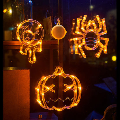 Halloween Cute Window Light Decorations