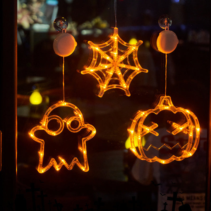 Halloween Cute Window Light Decorations