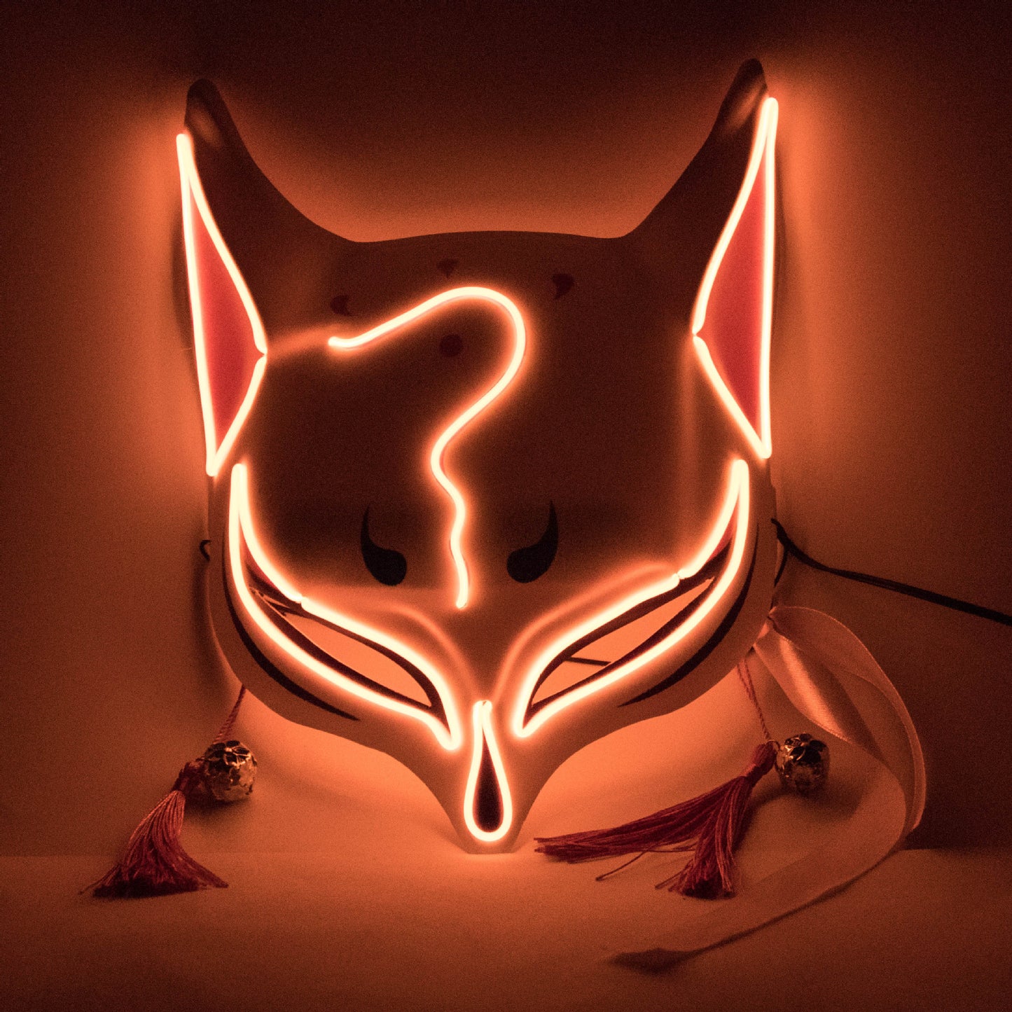 Halloween  Scary  LED Light FOX  Mask