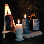 Halloween 3D Easter Island Statues DIY Candle Mold (2pcs)