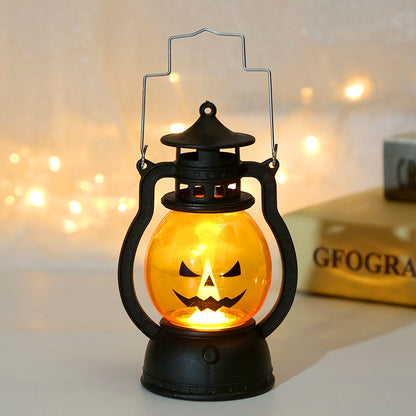 Retro Pumpkin Oil Lamp -  Electric Candle House