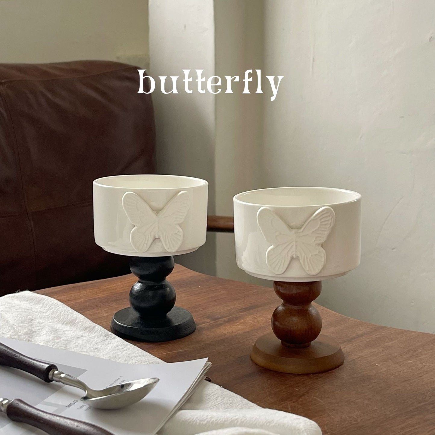Article Butterfly Cup / Candle Holder