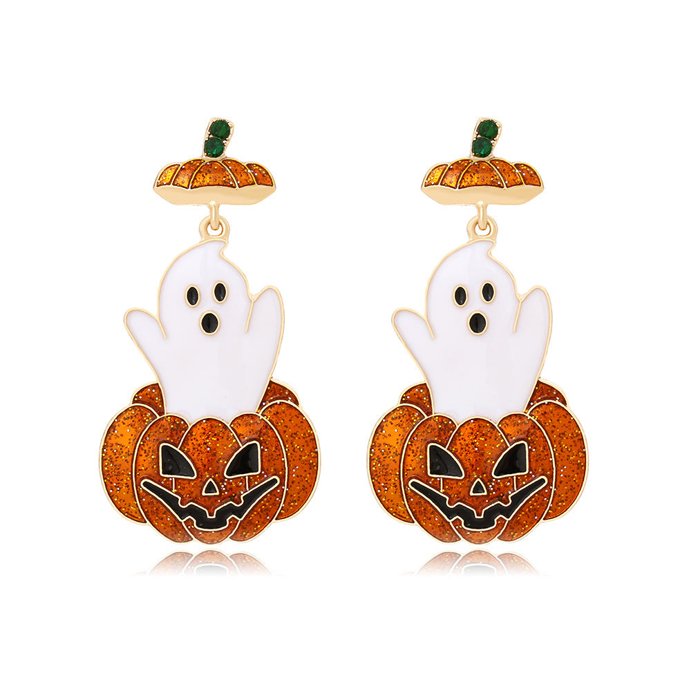 👻Cute Ghost Earrings/Necklace Pendants Halloween