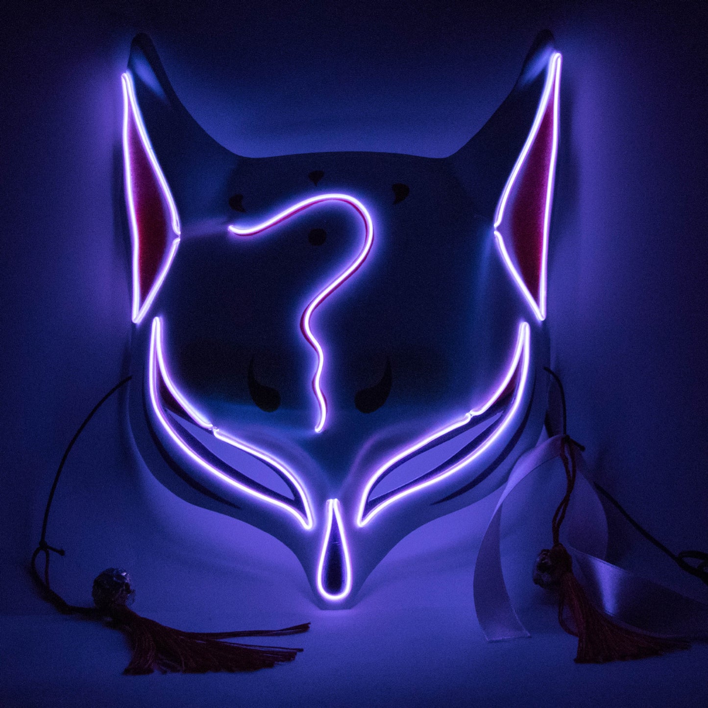 Halloween  Scary  LED Light FOX  Mask