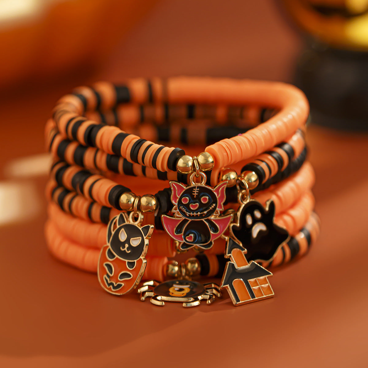 Halloween Polymer Clay Bracelets