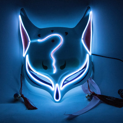 Halloween  Scary  LED Light FOX  Mask