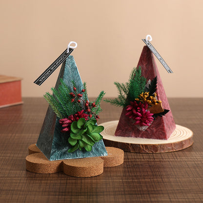 Geometric Tapered Decor Candle