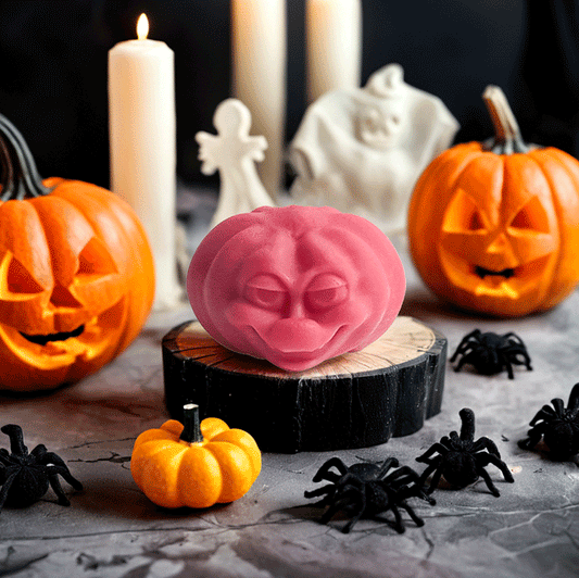 Halloween 3D Ugly Pumpkin DIY Candle Mold (2pcs)