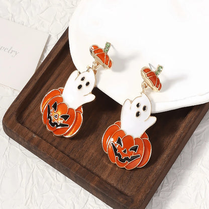 👻Cute Ghost Earrings/Necklace Pendants Halloween