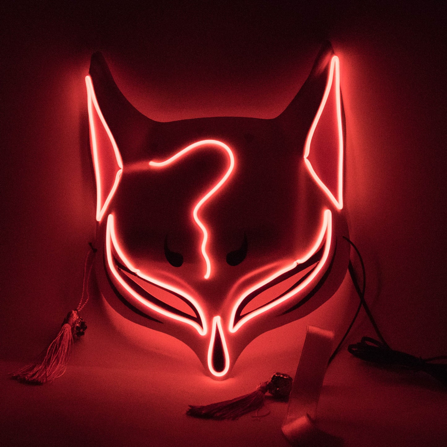 Halloween  Scary  LED Light FOX  Mask