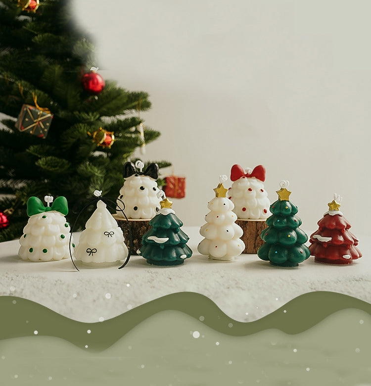 🎄 Mini Christmas Tree Candles