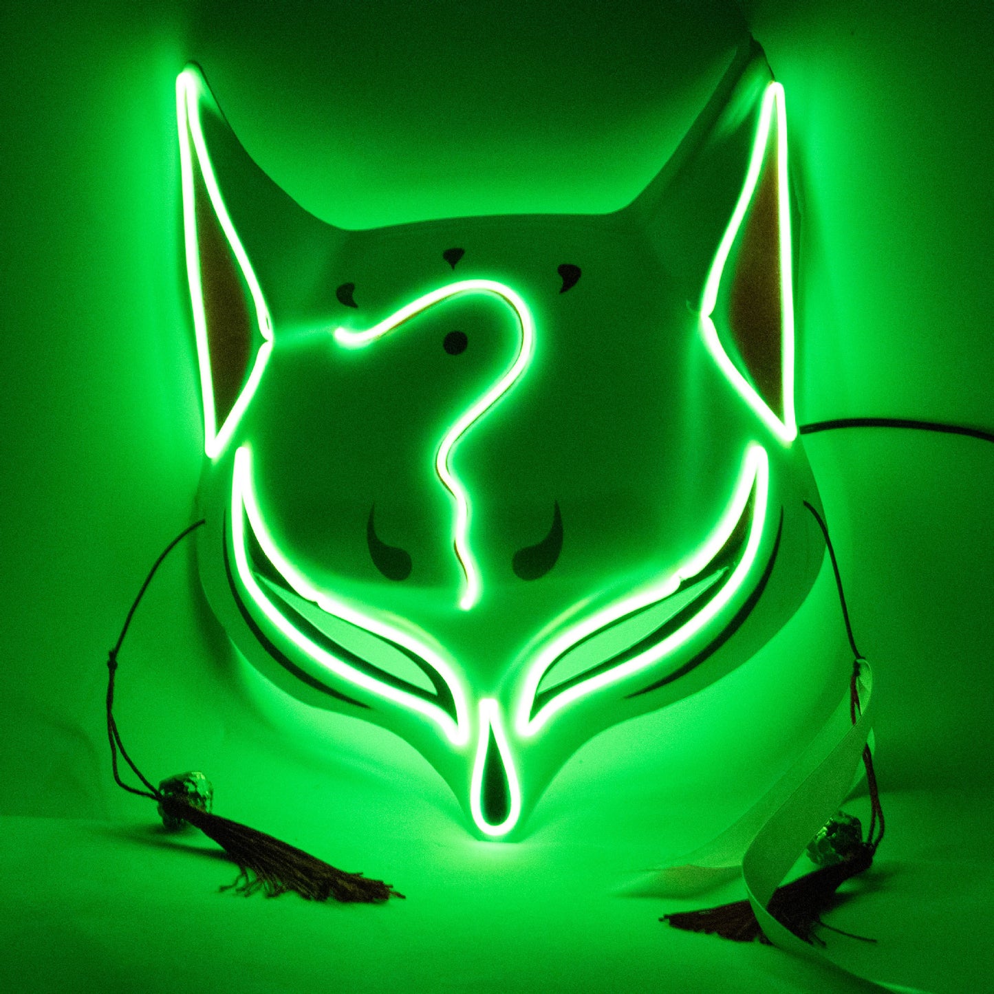 Halloween  Scary  LED Light FOX  Mask