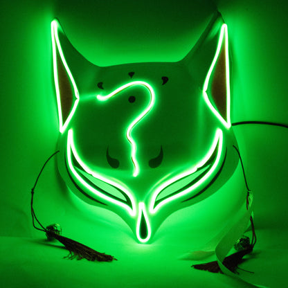 Halloween  Scary  LED Light FOX  Mask