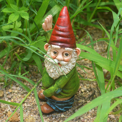 Drunk Grandpa Garden Figurine
