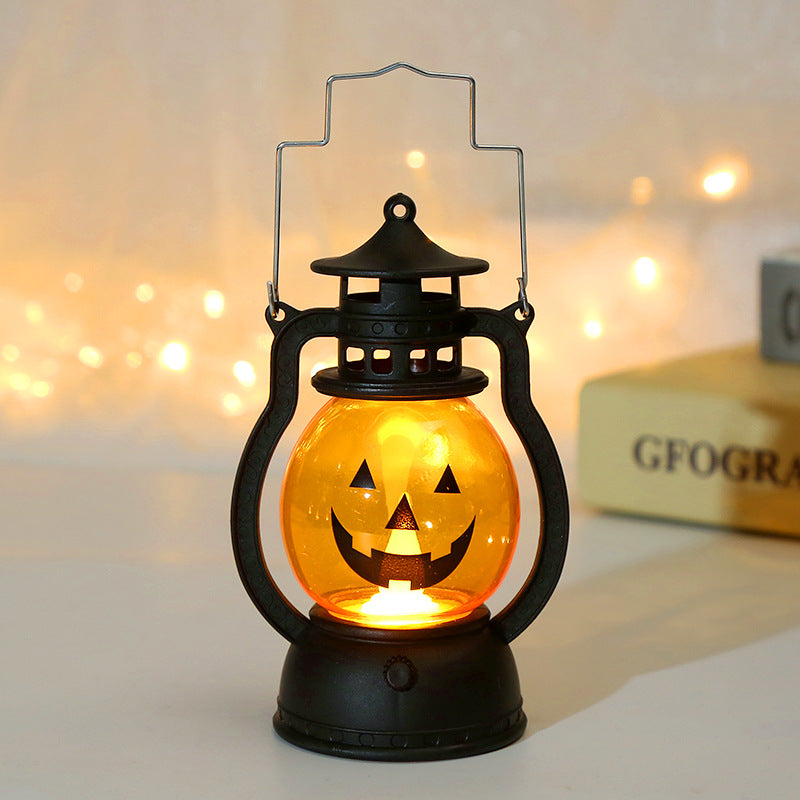 Retro Pumpkin Oil Lamp -  Electric Candle House