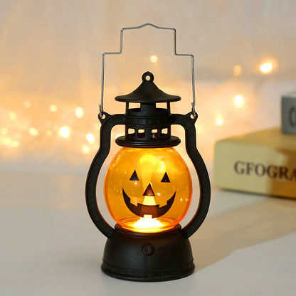 Retro Pumpkin Oil Lamp -  Electric Candle House