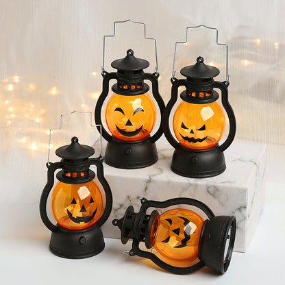 Retro Pumpkin Oil Lamp -  Electric Candle House