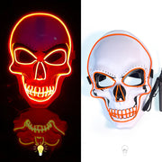 Halloween  Scary human skull LED Light Mask