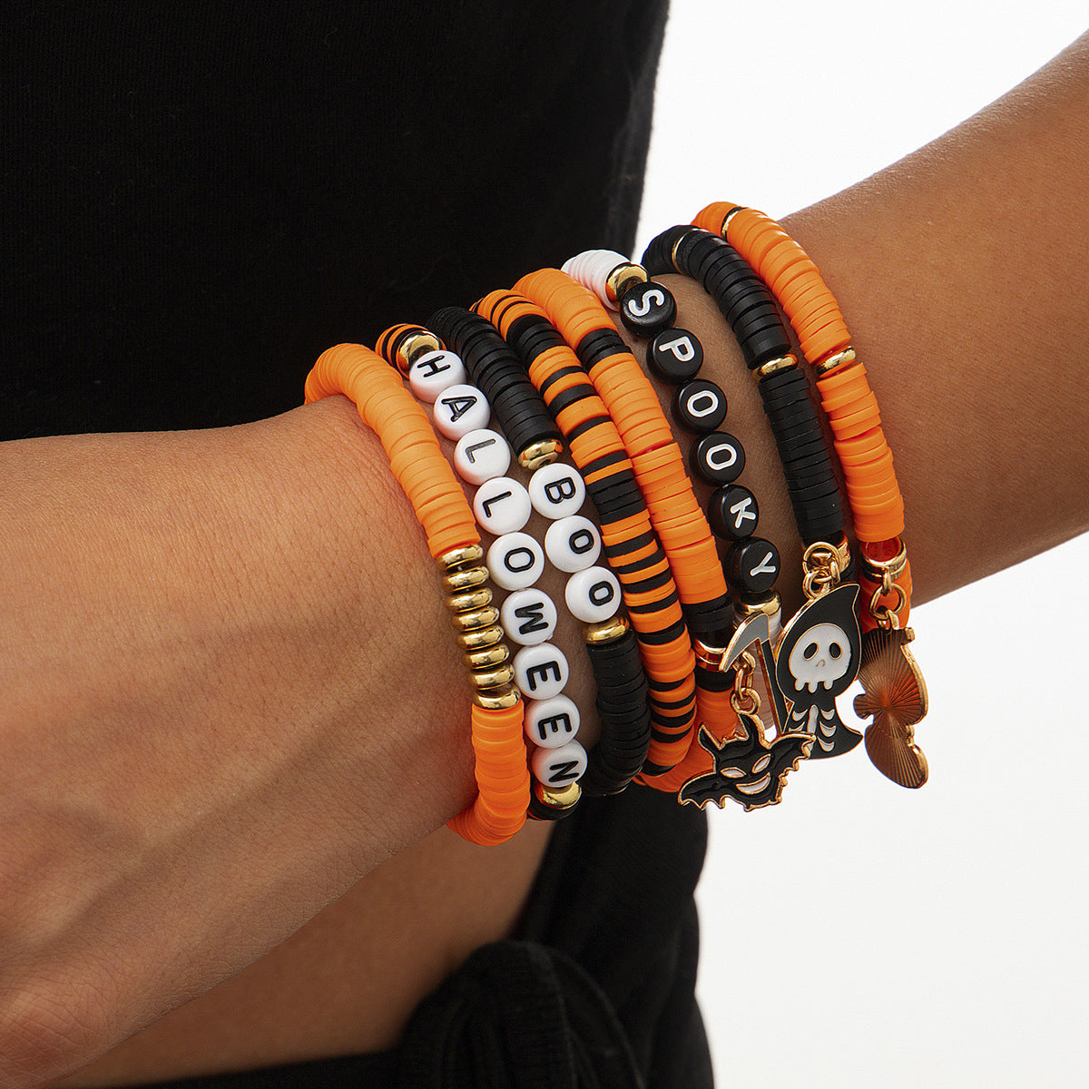Halloween Polymer Clay Bracelets