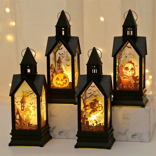Mini Halloween Electric Candle House