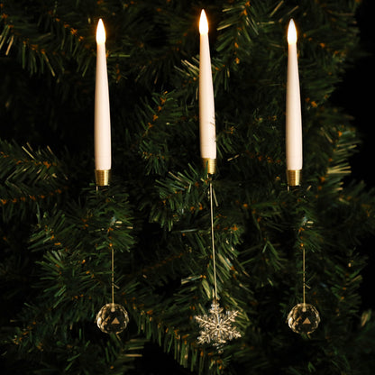 🎄Crystal Ball/Snowflake Christmas Tree Led Candles💎✨✨