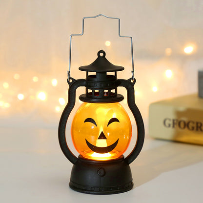 Retro Pumpkin Oil Lamp -  Electric Candle House