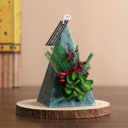Geometric Tapered Decor Candle