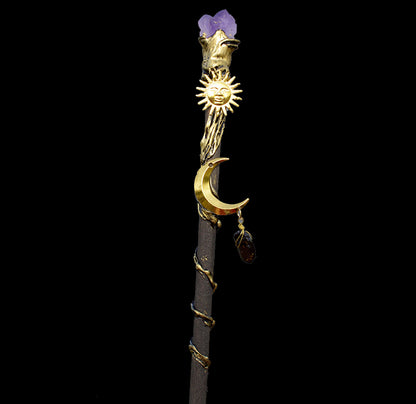 Halloween Witch Crystal Magic Wand