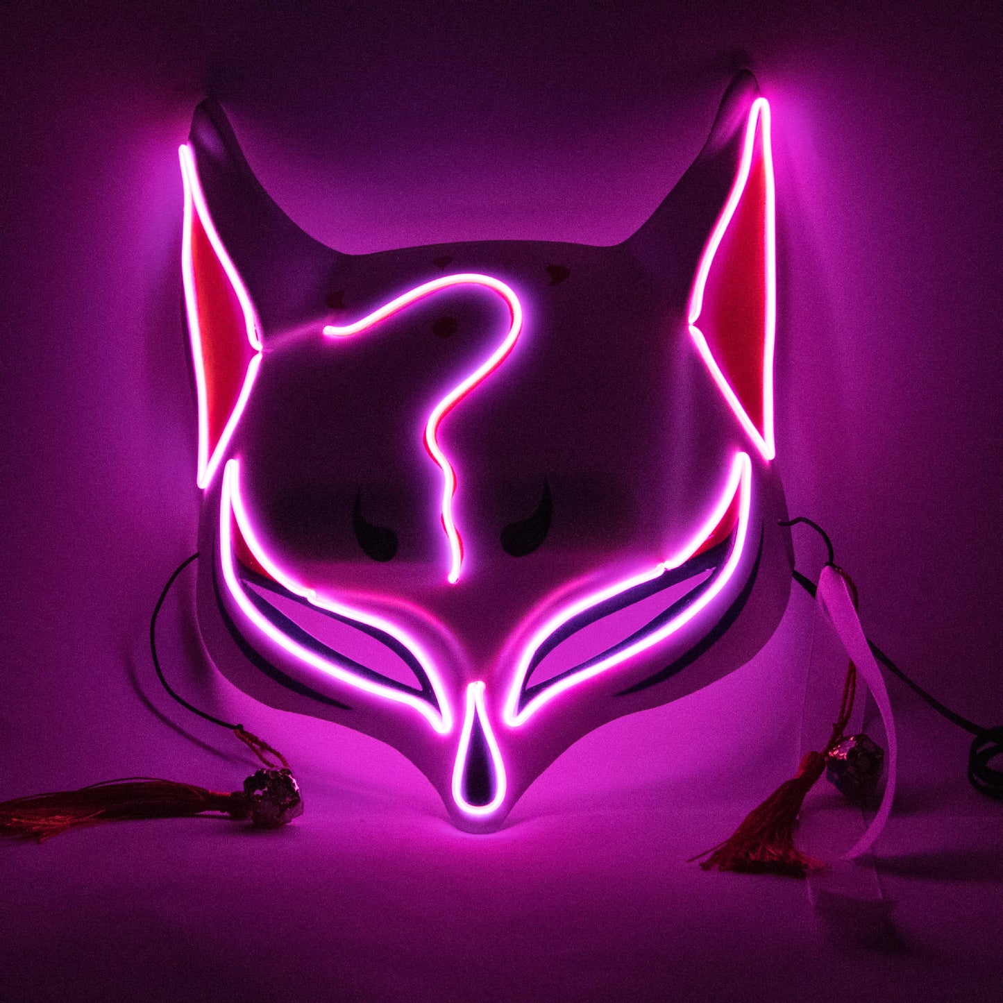 Halloween  Scary  LED Light FOX  Mask