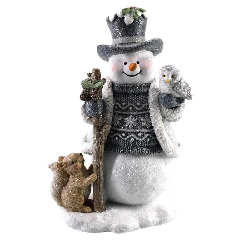 ❄️White Snowman Figurine - Christmas Decor